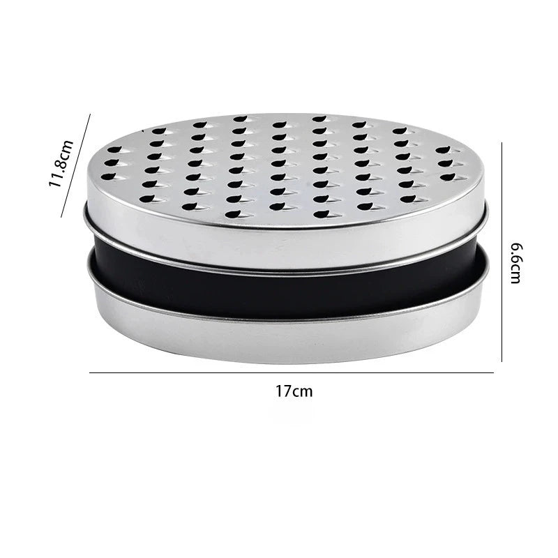 Stainless Steel Cheese Grater with Airtight Storage Container