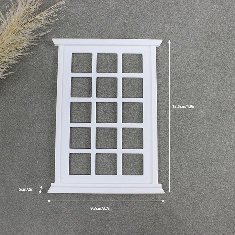 1/12 Miniature Dollhouse Window Frame – DIY Craft Decor