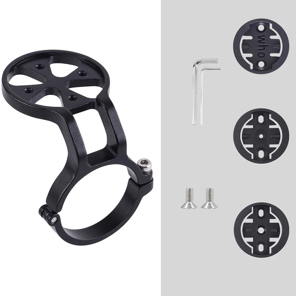 Bike Handlebar Computer Holder Aluminum Alloy Speedometer Mount Bracket Lightweight for Garmin/Wahoo/Bryton/XOSS/IGPSPORT Peaceful Pleasures Health and Wellness