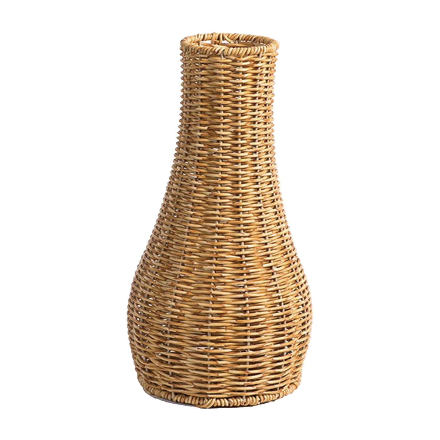 Imitation Rattan Weaving Vase Natural Looking Decorative Vase for Living Room & Wedding Arrangements Peaceful Pleasures Health and Wellness L