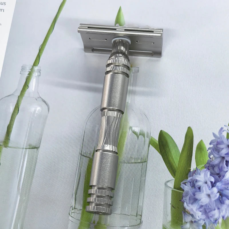 2026 Yaqi New Arrival！Ghost Safety Razor 316 Stainless Steel Smooth Shaving Comfortable Experience Designed Razor Peaceful Pleasures Health and Wellness