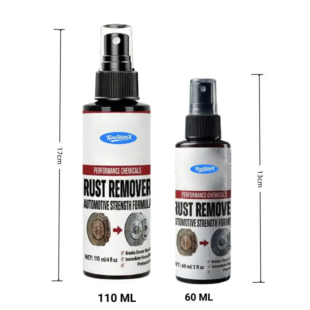 Powerful Car Rust Remover Spray Iron Dust Cleaning for Wheels & Metal Parts Auto Detail Rust Converter Kit with Sponge & Towel Peaceful Pleasures Health and Wellness