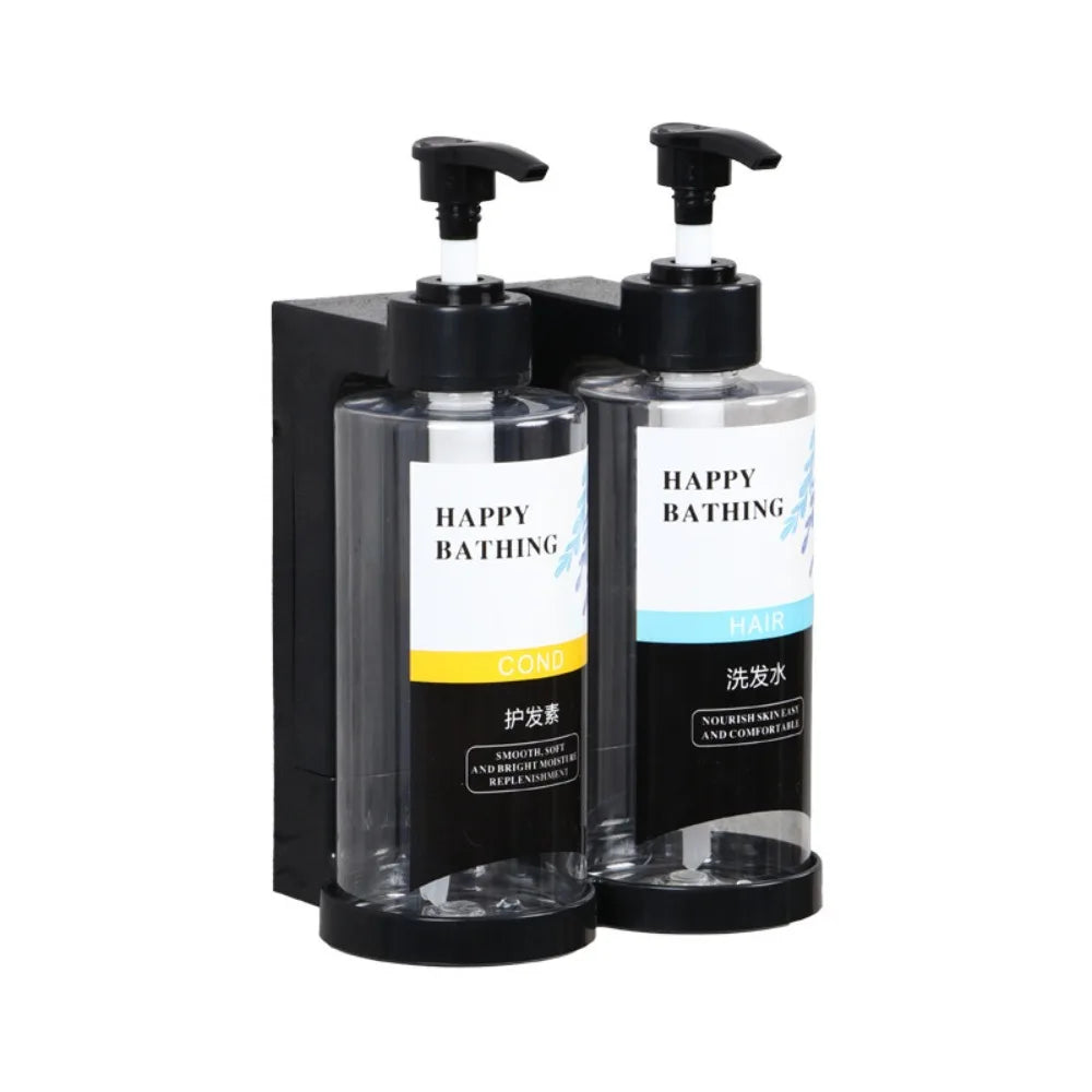 300ml Wall-Mounted Shampoo & Body Wash Pump Dispensers