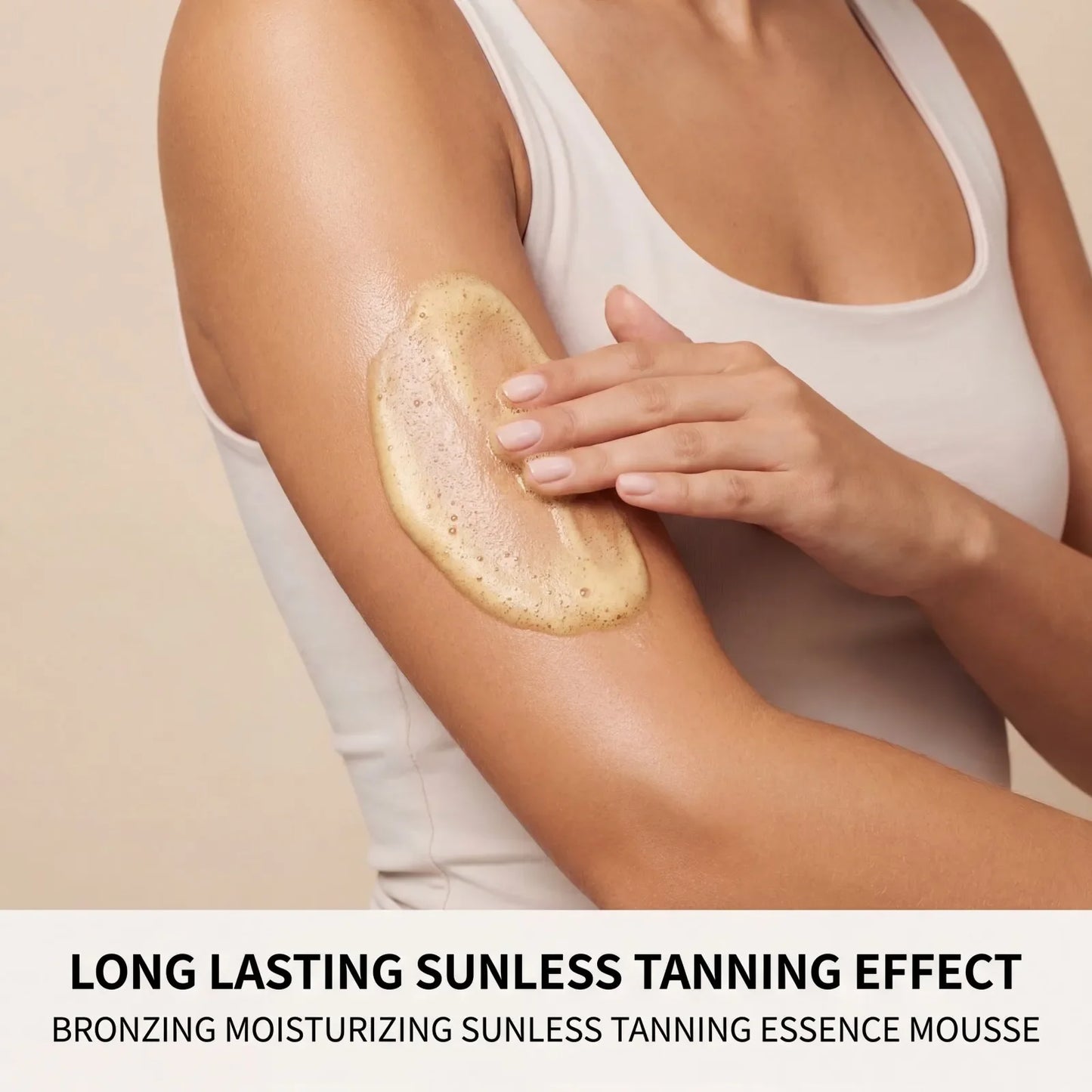 Sunless Self Tanning Mousse – Streak-Free Natural Bronze Glow