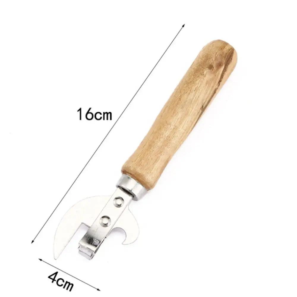 New Stainless Steel Stab Can Opener Traditional Safe Tin Opener Old Fashion Can Opener for Can Peaceful Pleasures Health and Wellness