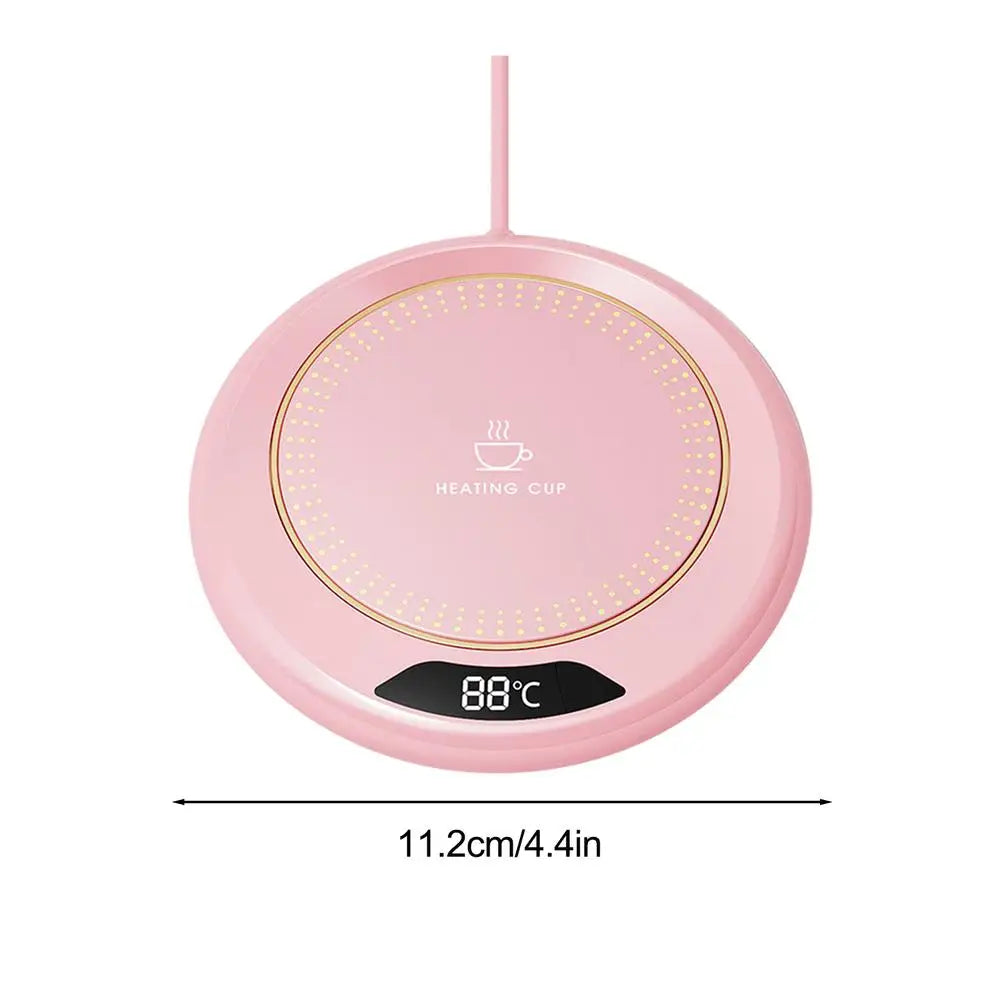 USB Smart Cup Warmer – Digital Thermostatic Coffee Mug Heater