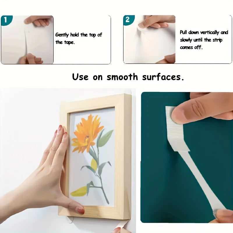 No Drilling Hanging Picture Strip Double-sided Adhesive Wall