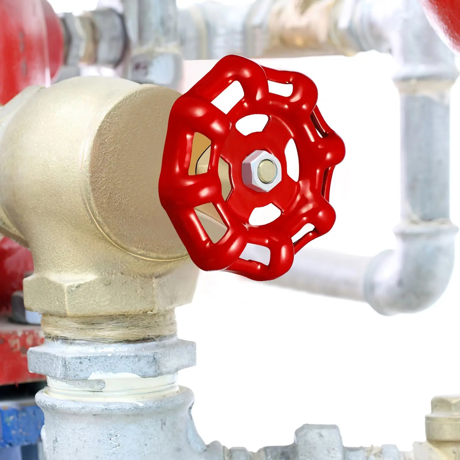 Replacement Gate Valve Handwheel Cast Iron Handle Gate Faucet Handle Wheel Shutoff Value Switch Valve Water Fitting Accersory Peaceful Pleasures Health and Wellness