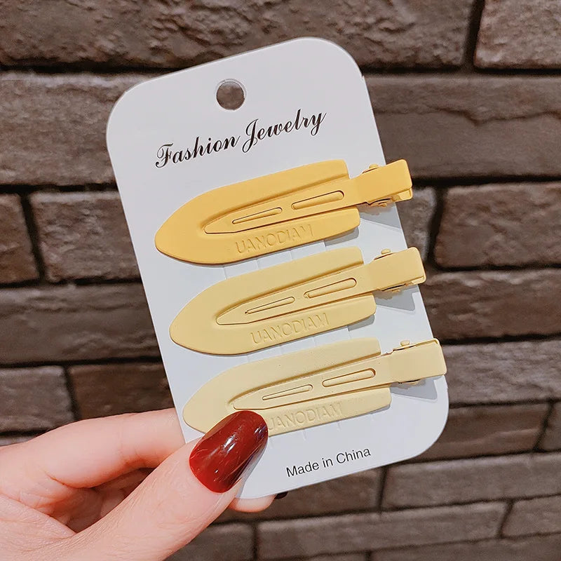 No-Dent Mini Alligator Hair Clips 3PCS | Hypoallergenic Edge Control