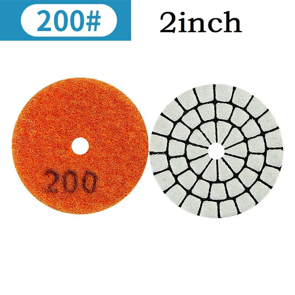1X Dry Polishing Pad Granite Marble Sanding Disc Stone Dia-mond