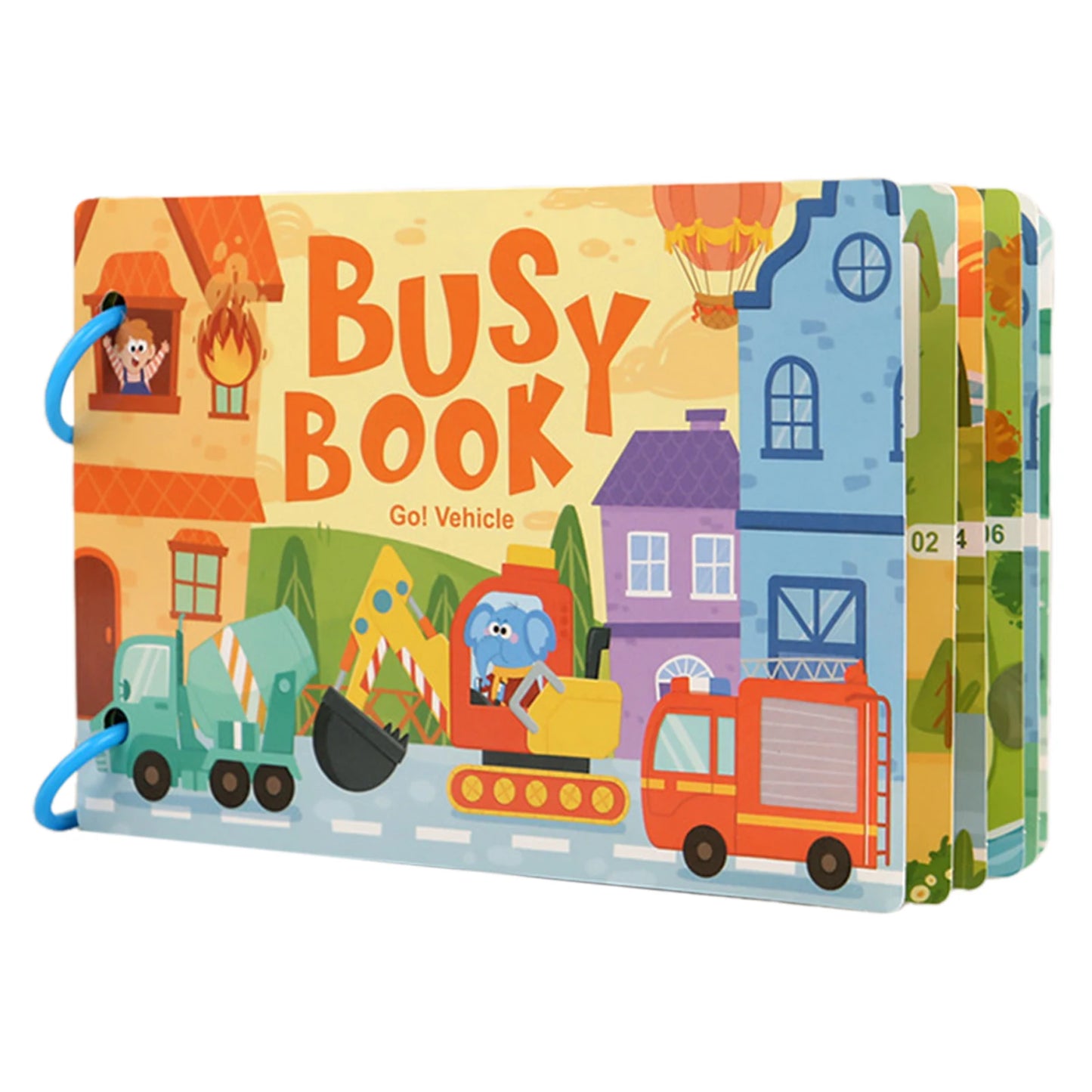 Kids Farm Letter Sticker Book – Reusable Montessori Busy Book