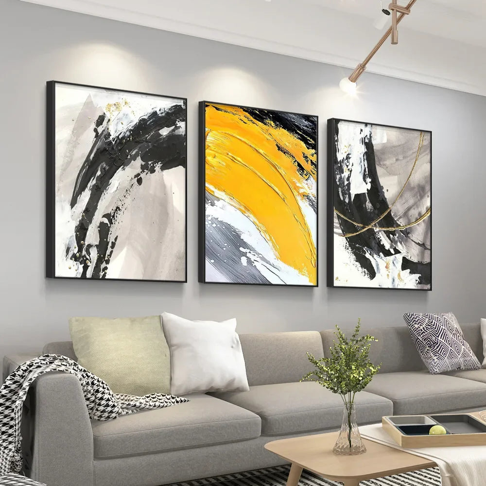 Abstract Canvas Oil Painting, 100% Hand Painted, Senior Artist, Pure Hand Drawn, Living Room Peaceful Pleasures Health and Wellness