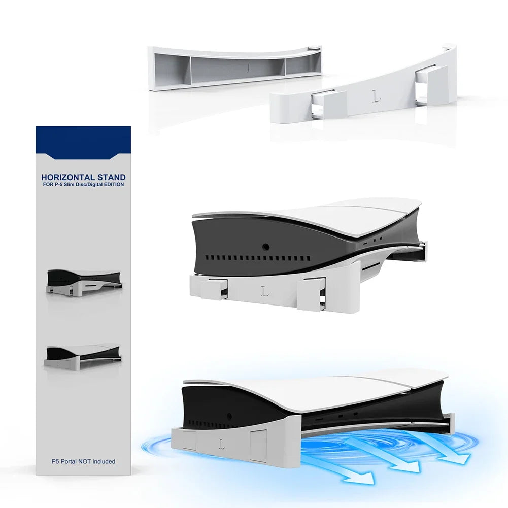 Wall Mount Gamepad Headset Bracket For Playstation 5 PS5 Slim Space Saving Shelf Stable for PS Slim Headset/Controller Peaceful Pleasures Health and Wellness Regular style 1