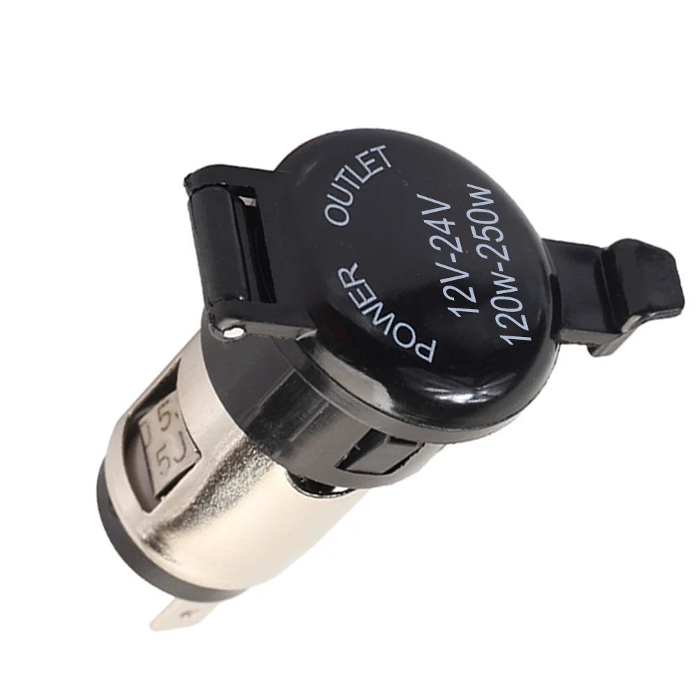 12V-24V Cigarette Lighter Female Socket – Waterproof Cover Peaceful Pleasures Health and Wellness