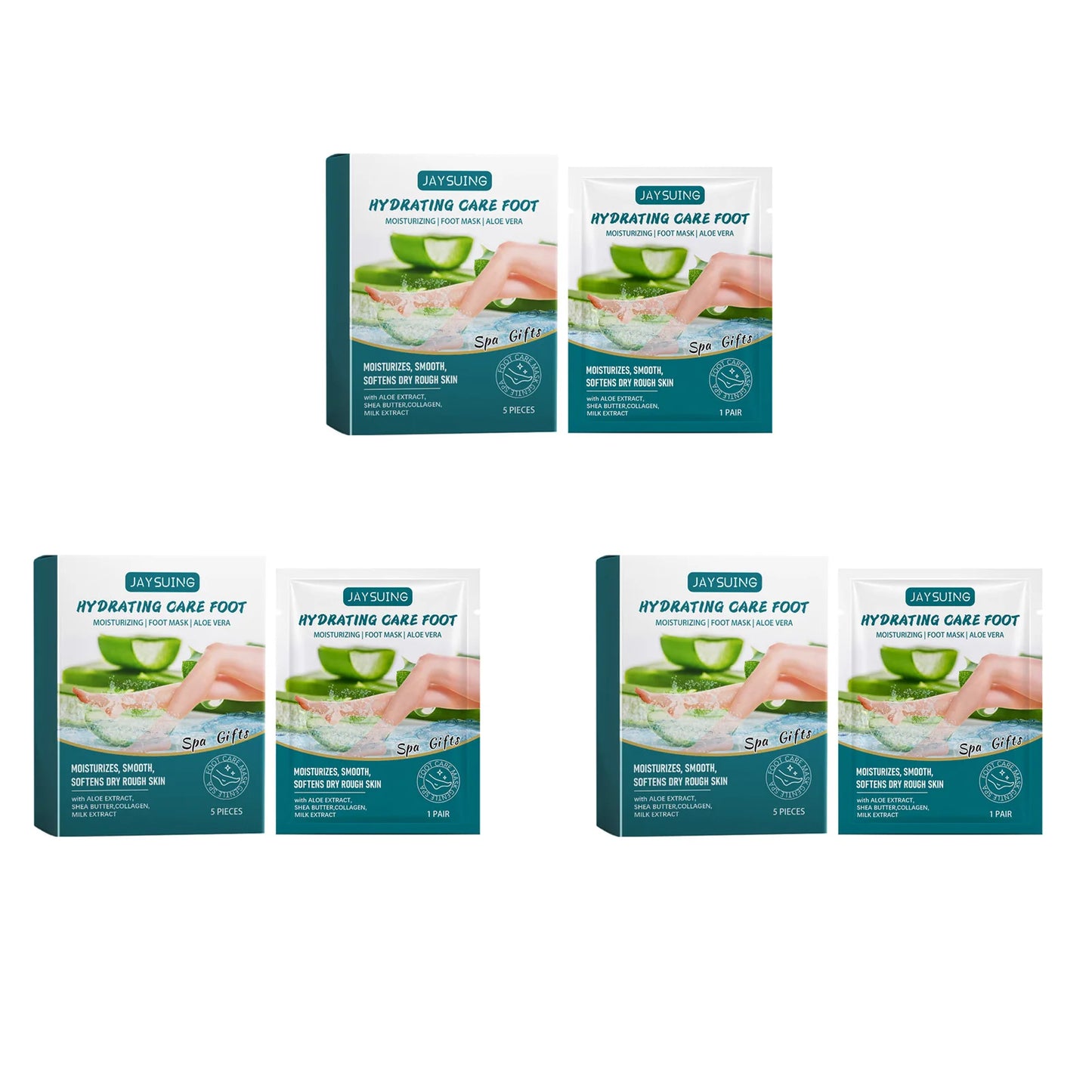 Aloe Vera Exfoliating Foot Mask – Dead Skin & Callus Remover