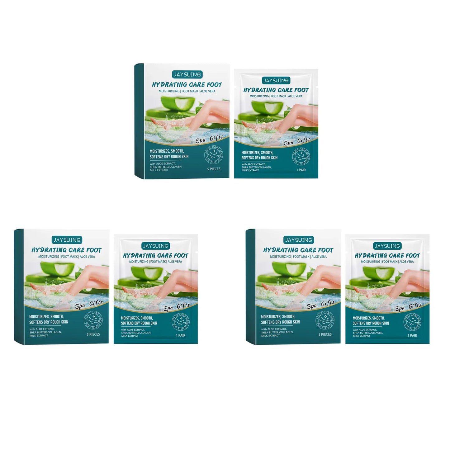 Aloe Vera Exfoliating Foot Mask – Dead Skin & Callus Remover