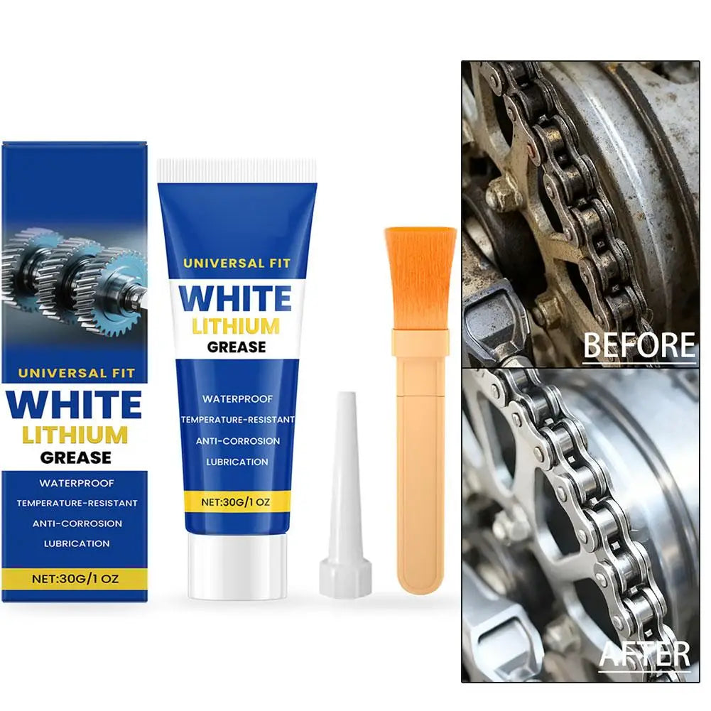 White Lithium Grease | High-Temp Auto & Gear Lubricant
