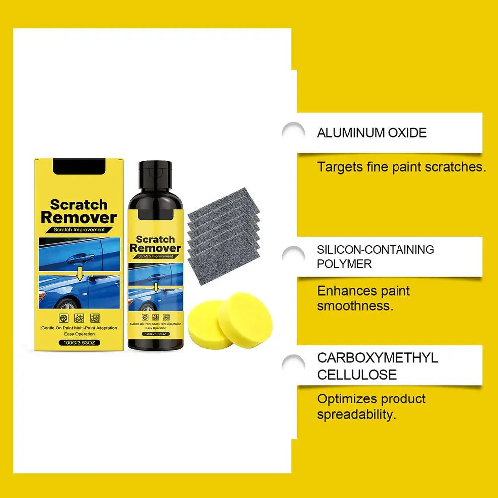 Car Scratch Remover Paint Care Tools Auto Swirl Remover Scratches Repair Polishing Auto Body Grinding Compound Anti Scratch Wax Peaceful Pleasures Health and Wellness