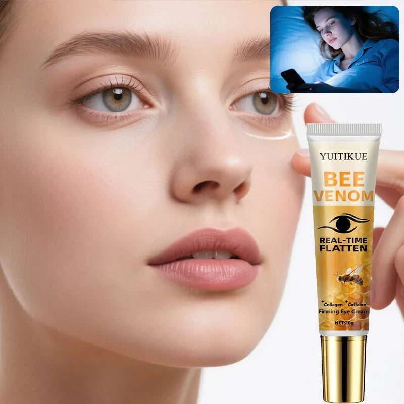 Bee Venom Firming Eye Cream | Collagen, Caffeine & Hyaluronic Firming Eye Cream Peaceful Pleasures Health and Wellness
