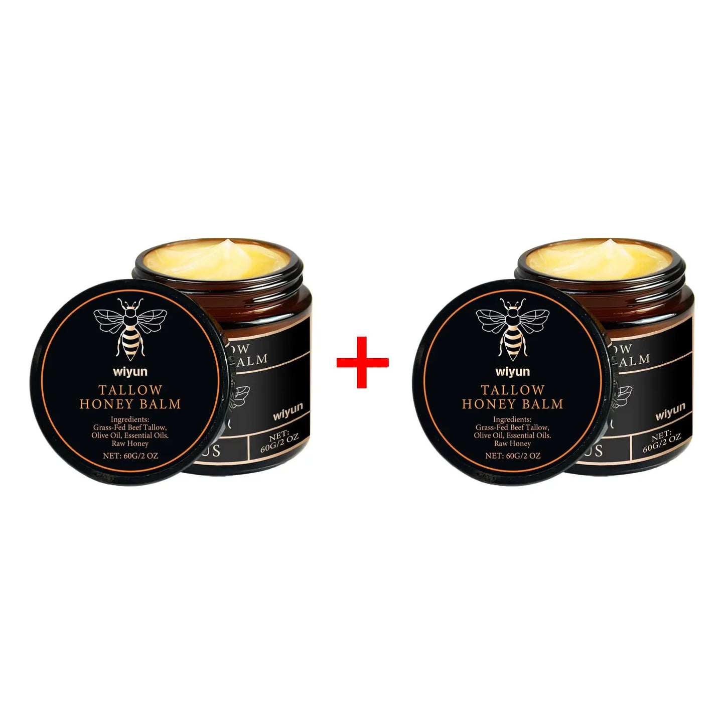 WIYUN Beef Tallow Honey Face Cream – Moisturizing & Brightening