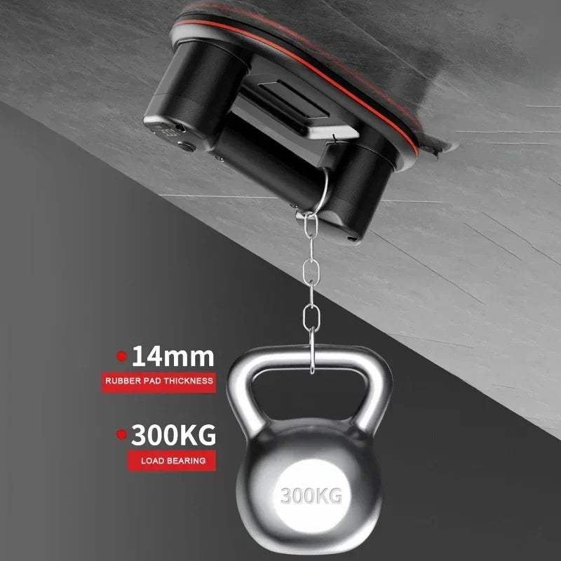 Intelligent Display Industrial Grade Electric Vacuum Suction Cup 300KG Load Heavy Duty Granite Tile Glass Lifter 4000mAh Battery Peaceful Pleasures Health and Wellness