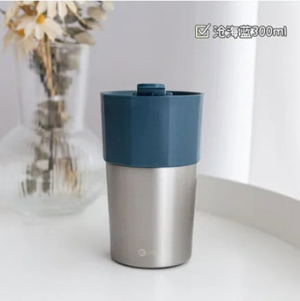 Stainless Steel Double-Wall Insulated Coffee Mug 300ml