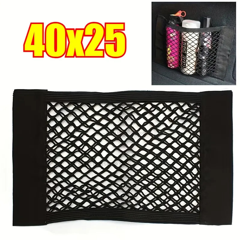Car Trunk Elastic Mesh Net Organizer – Universal Storage Bag