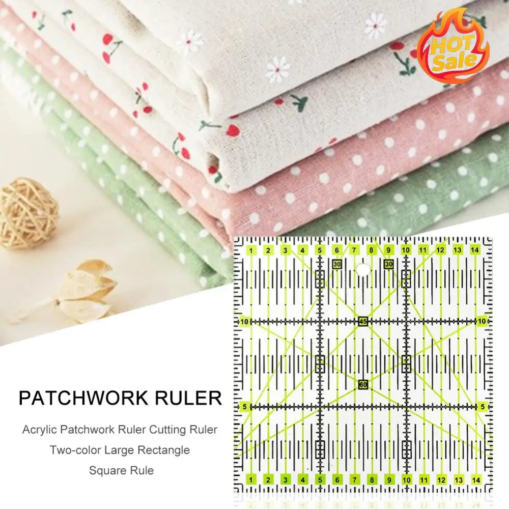 Acrylic Patchwork Ruler – Sewing, Quilting & Drawing Tool