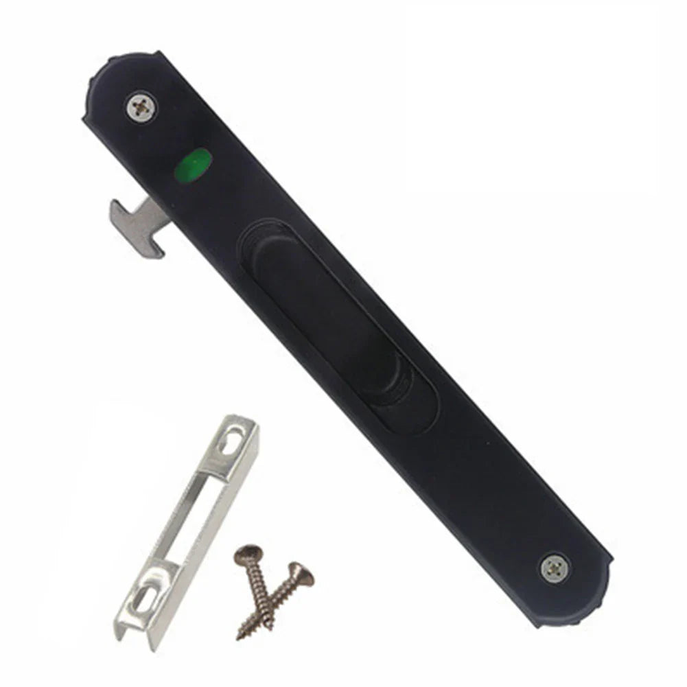 Zinc Alloy Invisible Sliding Door Lock – 90° Hook Window Latch