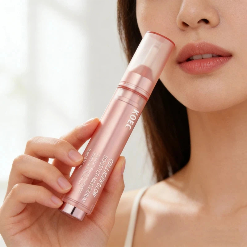 Collagen Glow Booster Milk Essence Soft Supple Skin Deep Moisturizing Lifting & Firming Skin Care Gentle Repair Collagen Essence Peaceful Pleasures Health and Wellness