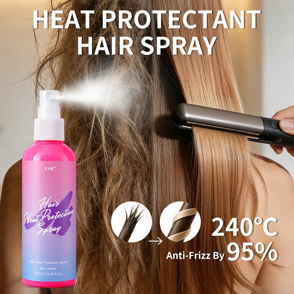 EJW Heat Protection Spray – Frizz Control, Protects to 250°F