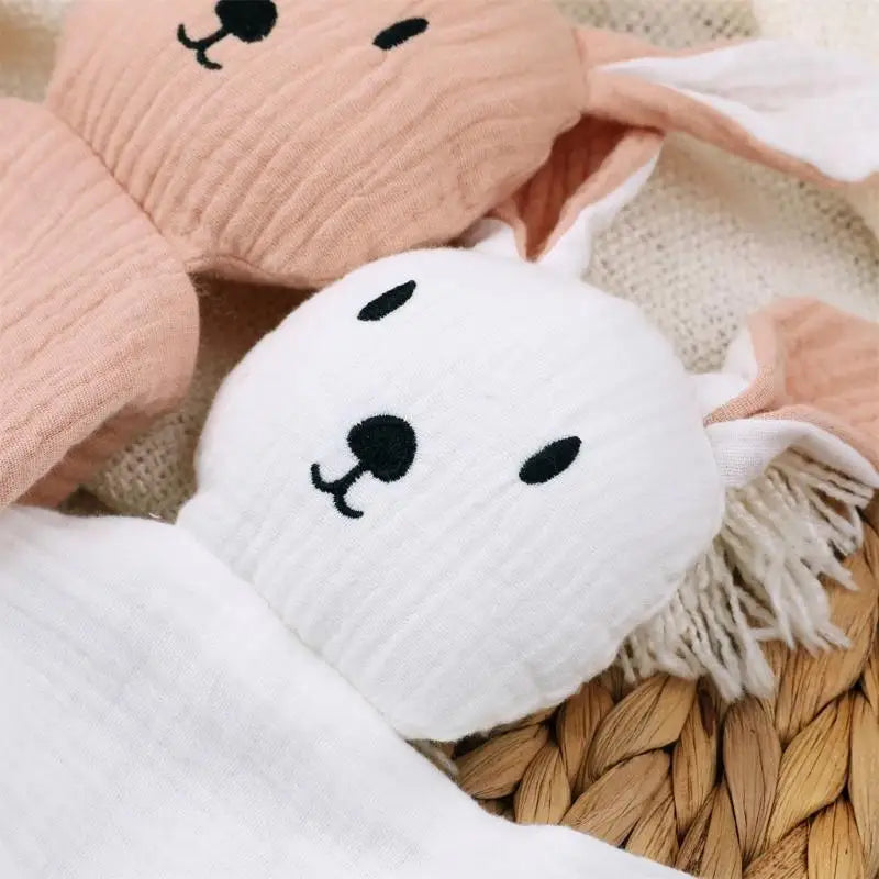 Baby Rabbit Soothing Towel | Soft Infant Sleep Aid Comfort Doll