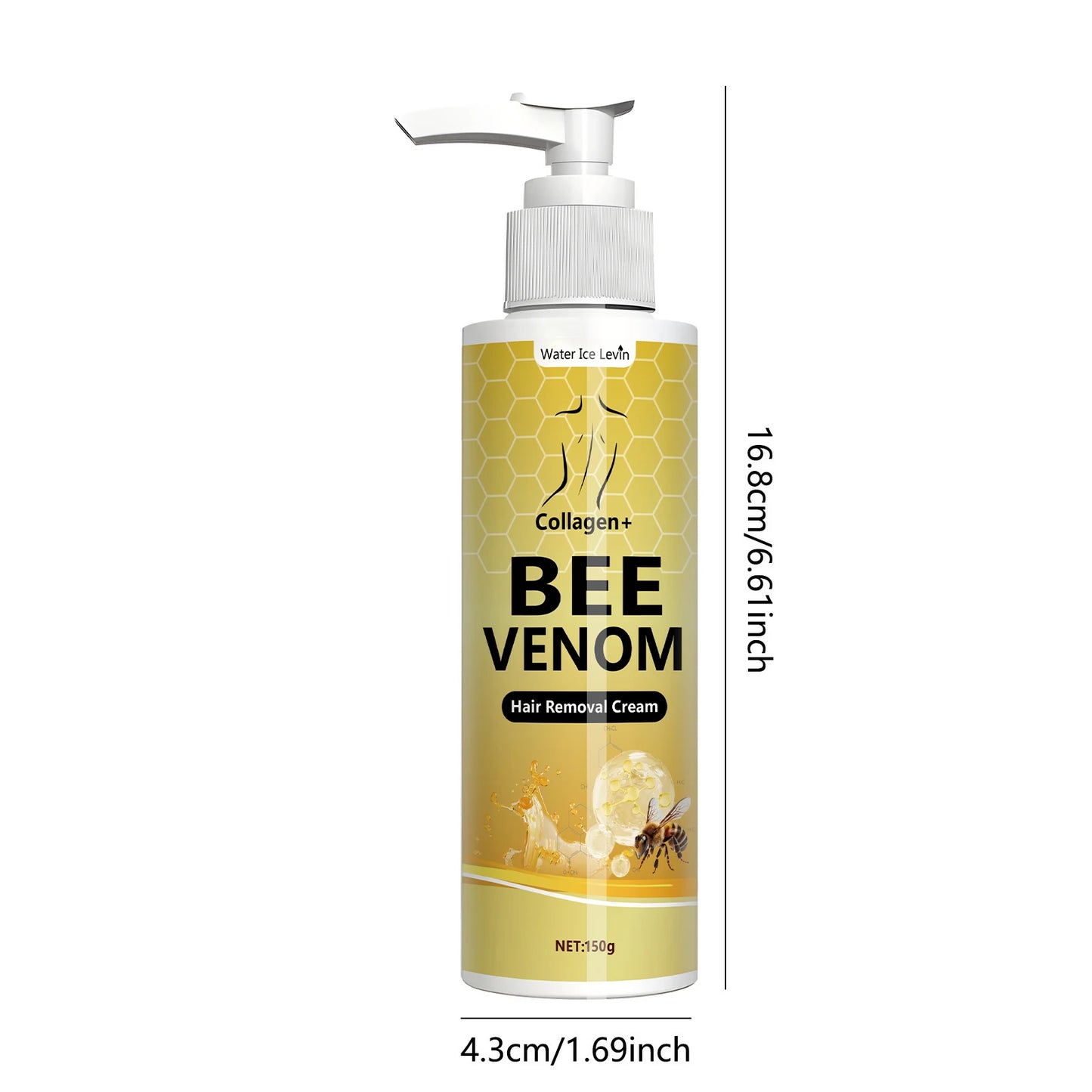Lemon Bee Venom Hair Removal Cream | All Skin Types 150g