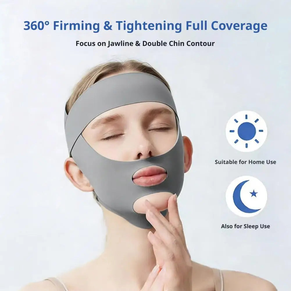 Facial Shaping Band V Line Face Shaper Double Chin Reducer Face Slimming Bandage Shape Lift Face Thining Band Massage Slimmer Peaceful Pleasures Health and Wellness