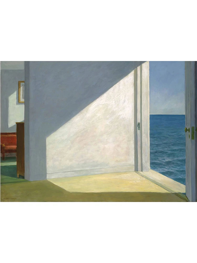 Edward Hopper Famous Realistic Master Art Poster Canvas Painting Nighthawks Life Landscape Wall Art Living Room Home Decorati Peaceful Pleasures Health and Wellness P 50x70cm Unframed
