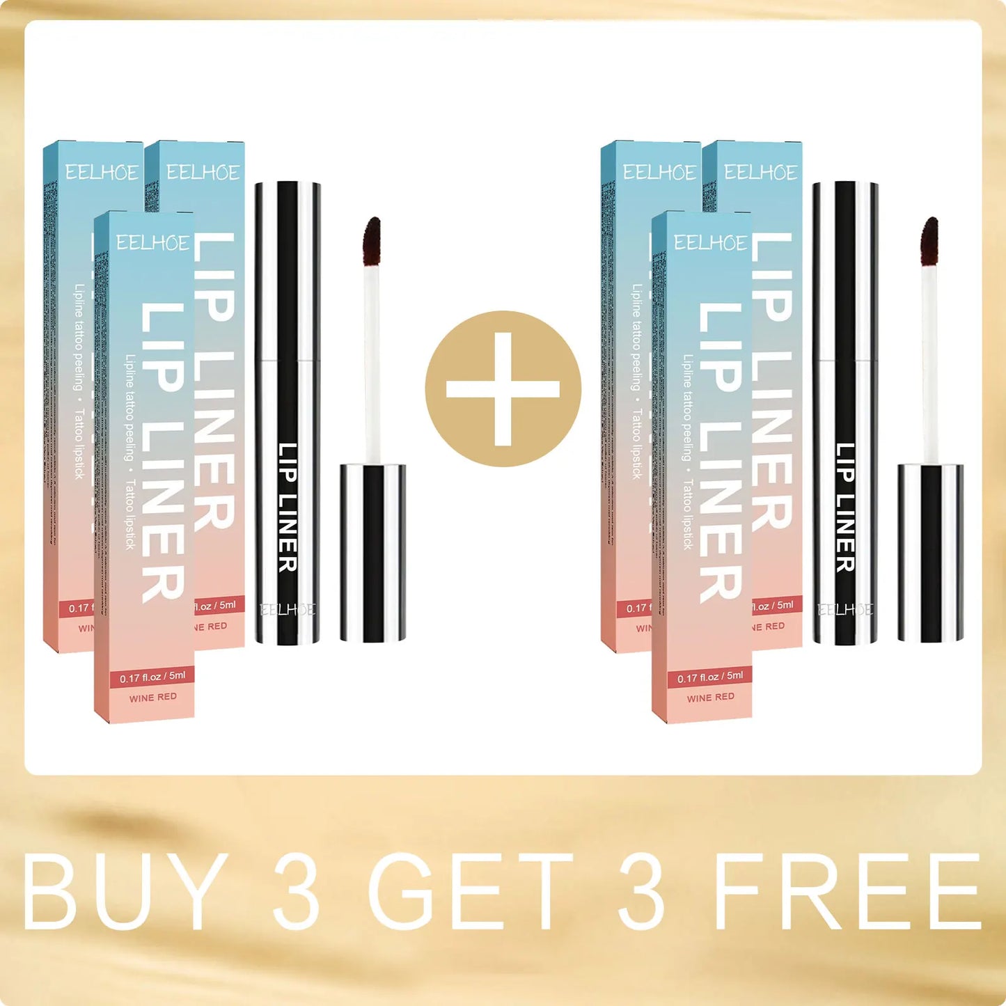 EELHOE Matte Waterproof Peel-Off Lip Liner – Long-Lasting Color