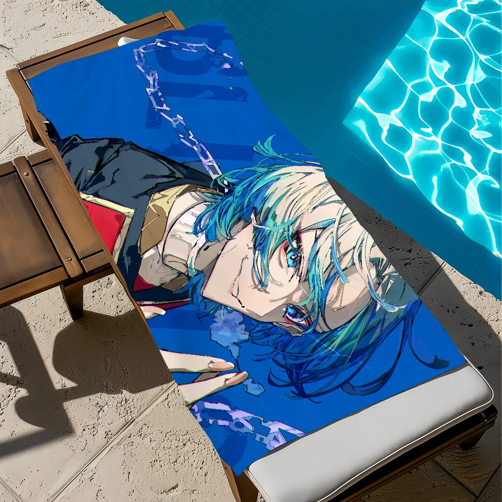 Blue Lock Anime Beach Towel | Quick Dry Soft Towel – 11 Sizes