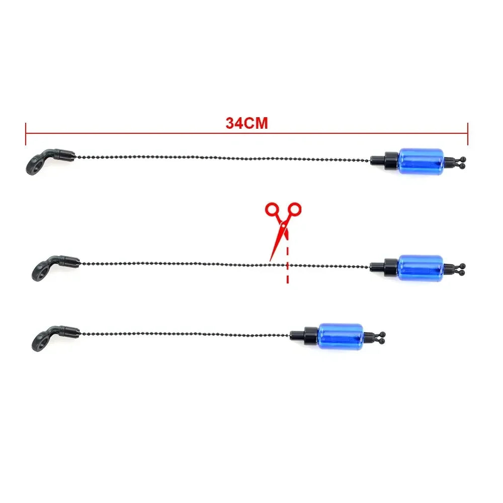 Durable Plastic Fishing Swinger Indicators, 4 Color Removable Tubes & Fluorescent Design, Essential Carp Fishing Accessories Peaceful Pleasures Health and Wellness