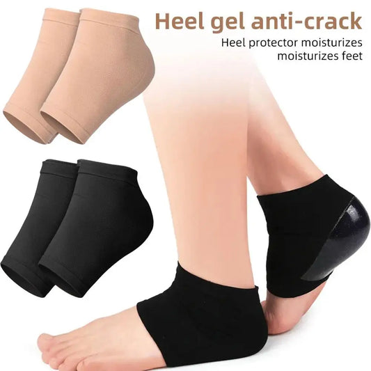 Silicone Heel Protector Socks – Anti-Crack & Plantar Fasciitis Heel Protector Socks Peaceful Pleasures Health and Wellness