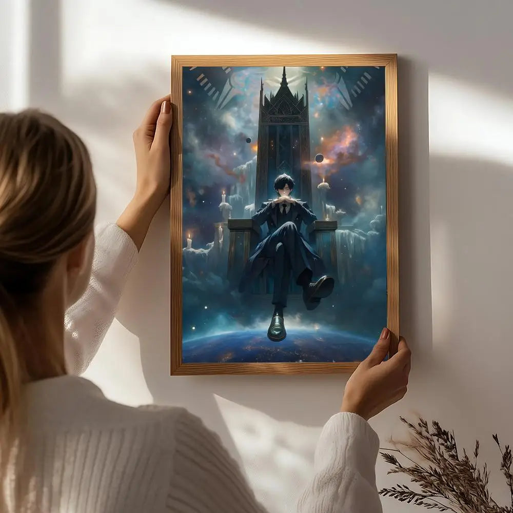 Lord of the Mysteries HD Poster – Self-Adhesive Waterproof Wall Art Wall Poster Decal Peaceful Pleasures Health and Wellness White5 30X40cmNoframe