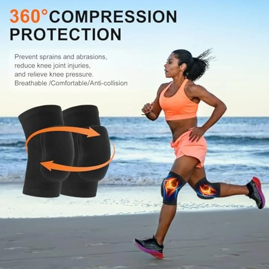1Pair Volleyball Knee Pads, Knee Pads Volleyball Girls,Knee Pads for Women Youth Kids, Soft Black Kneepads for Sports Peaceful Pleasures Health and Wellness