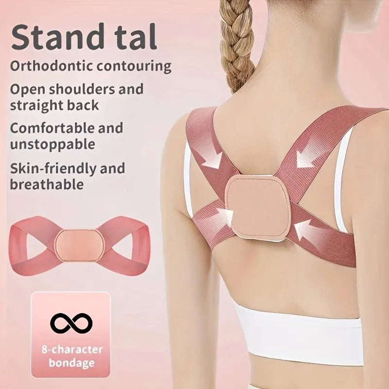Ladies' breathable invisible posture corrector - fashionable and comfortable back support accessory Peaceful Pleasures Health and Wellness