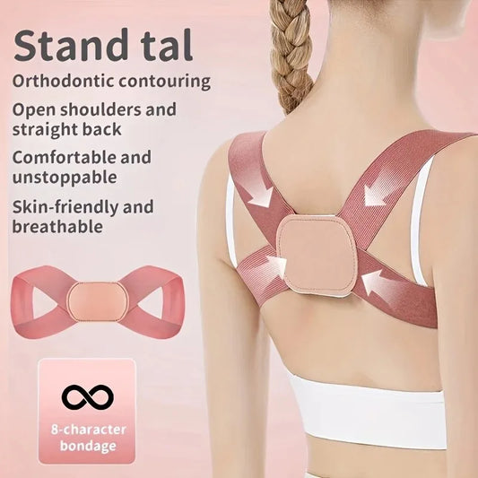 Ladies' breathable invisible posture corrector - fashionable and comfortable back support accessory Peaceful Pleasures Health and Wellness