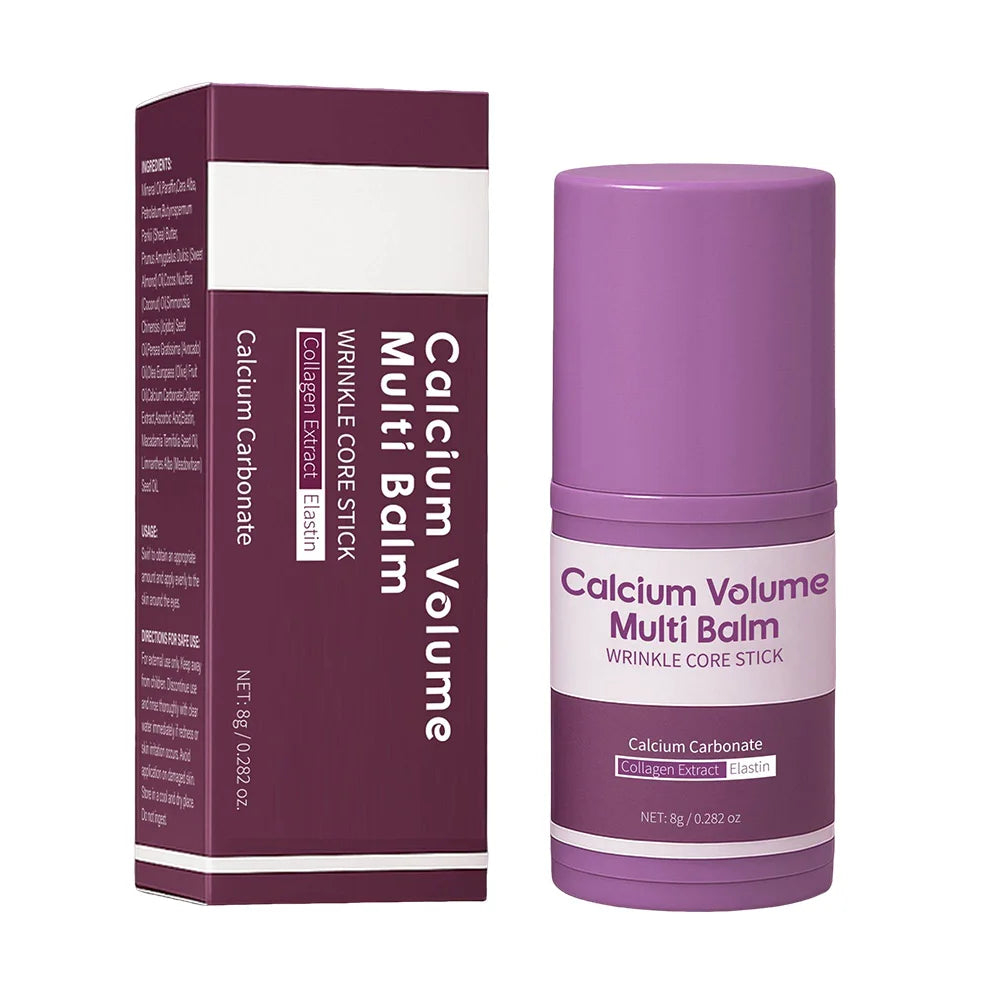 Calcium Volume Multi Balm for Smoothing Fine Lines Firms and lifts Eye Skin Wrinkle Stick for Unisex Brightens and Soothes Skin Peaceful Pleasures Health and Wellness 1PC