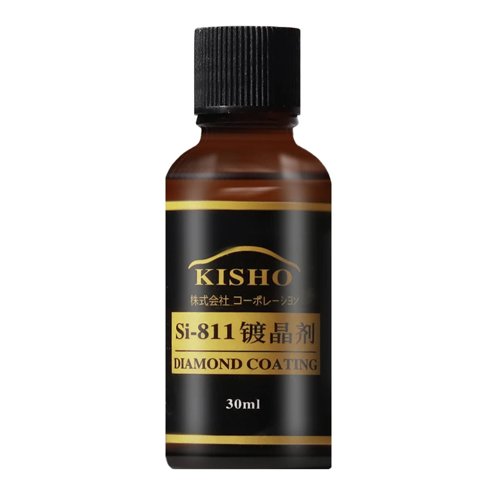 SI-811 KISHO Car Liquid Ceramic Coat Hydrophobic Glass Coating Paint Care Anti-scratch Glasscoat Car Polish Peaceful Pleasures Health and Wellness