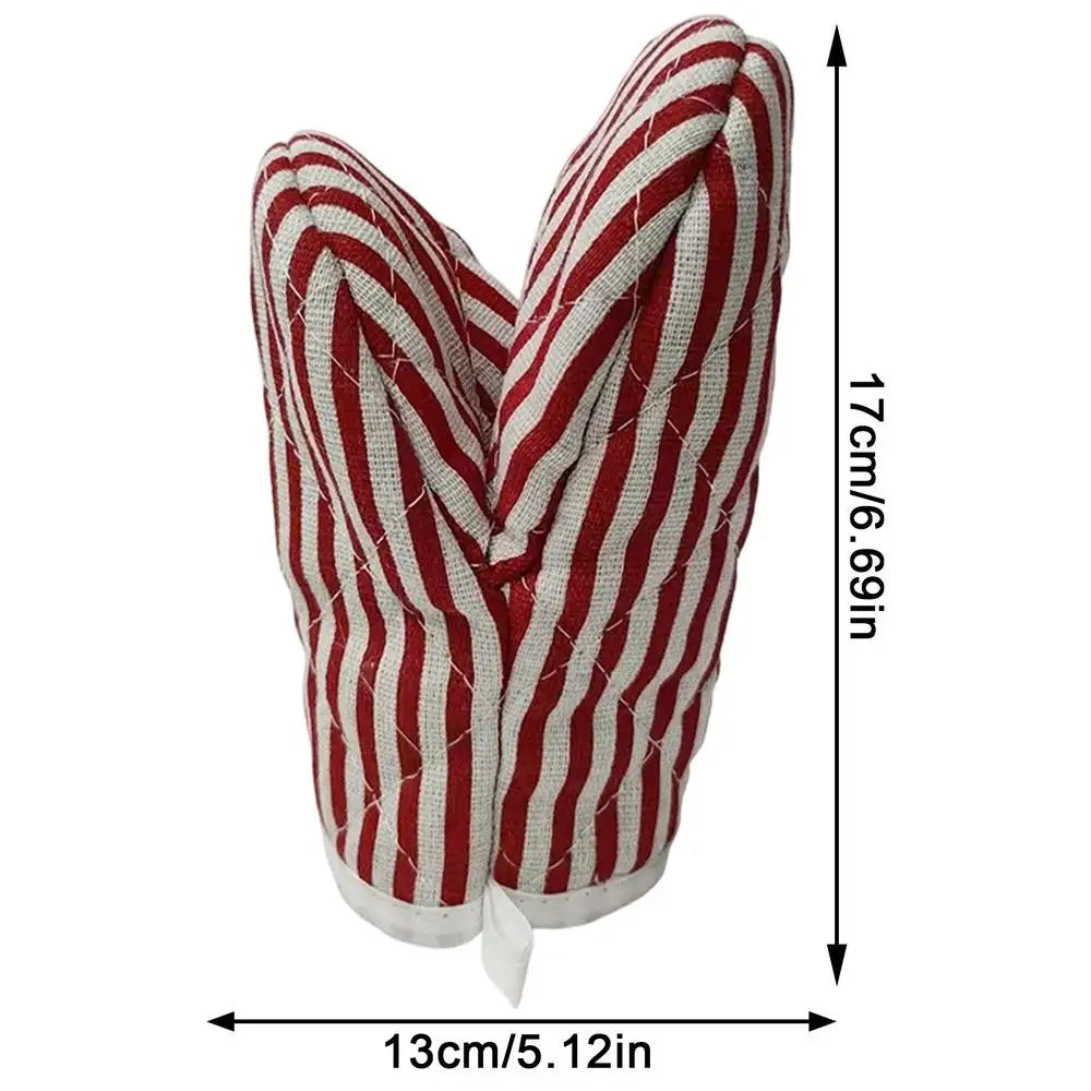 Heat-Resistant Oven Mitts | Thick Insulated Kitchen Gloves
