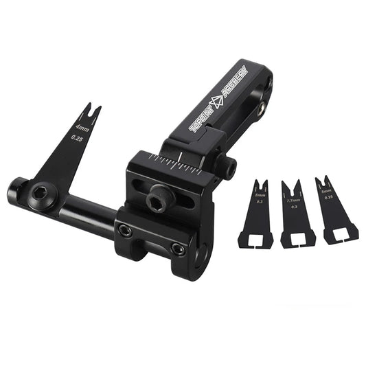 Compound Bow Arrow Rest CNC Aluminum Target Archery Accessories Peaceful Pleasures Health and Wellness black