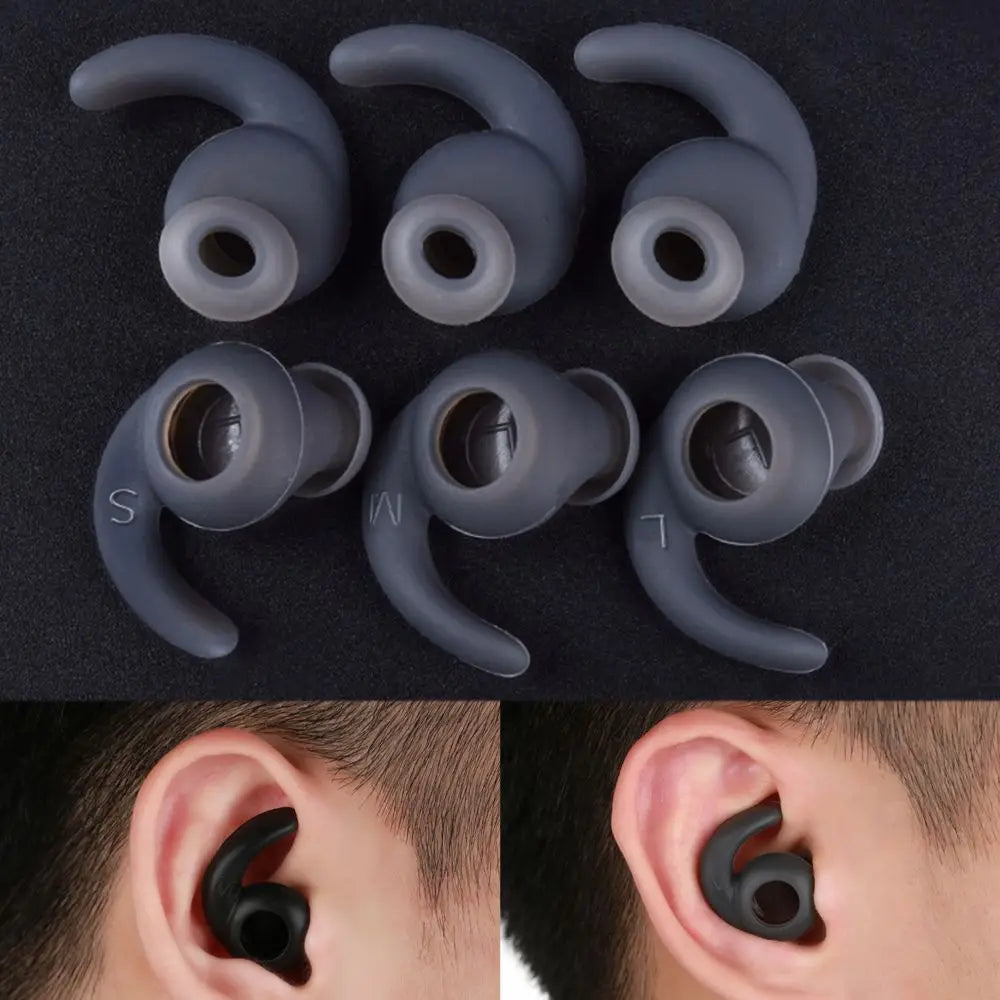 3 Pairs For JBL Headset Accessories Silicone Cover Earbuds Bluetooth Eartips Ear Hooks Earhook Earphone Hook Peaceful Pleasures Health and Wellness