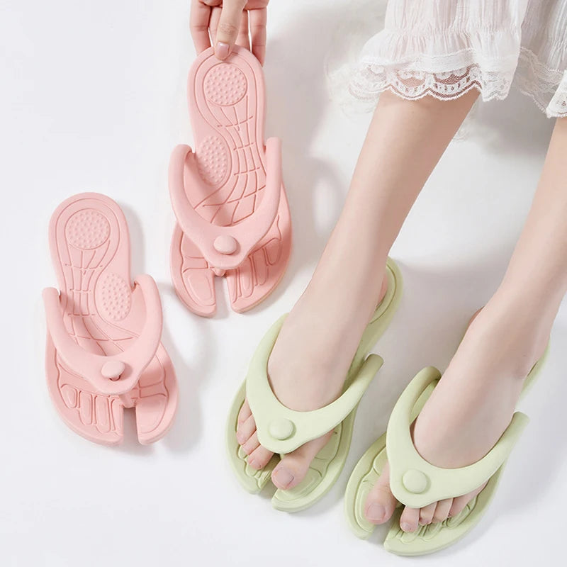 Foldable Travel Slippers – Lightweight EVA Flip-Flops Unisex