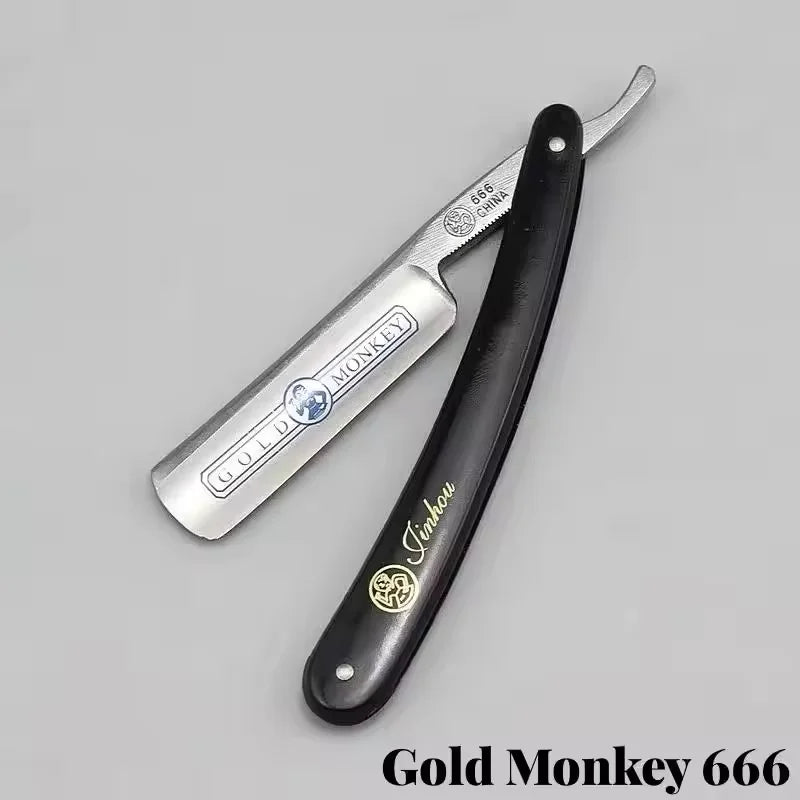 Barbershop Quality Beauty Professional Folding Straight Razor Shaving Classic Manual Barber Razors Knife Stainless Steel Men Peaceful Pleasures Health and Wellness R666